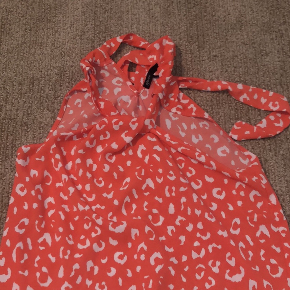 Gibson Animal Print Halter Tank